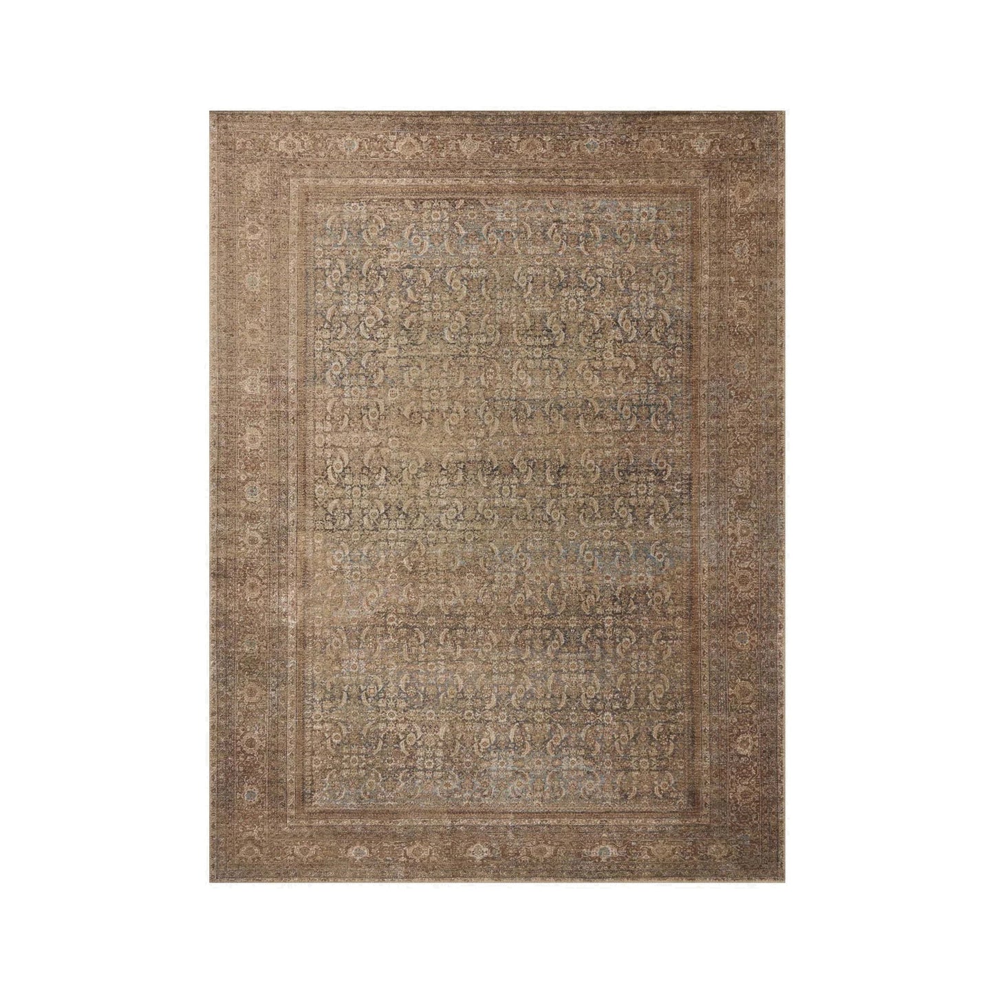 Amber Lewis x Loloi Cambria Ocean / Bark Rug