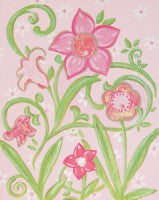 Glitter Flower- CP311- Wall Art