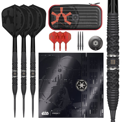 TARGET x STAR WARS - 22g - Darth Vader - Steel Tip Swiss Point - 95% Tungsten Darts