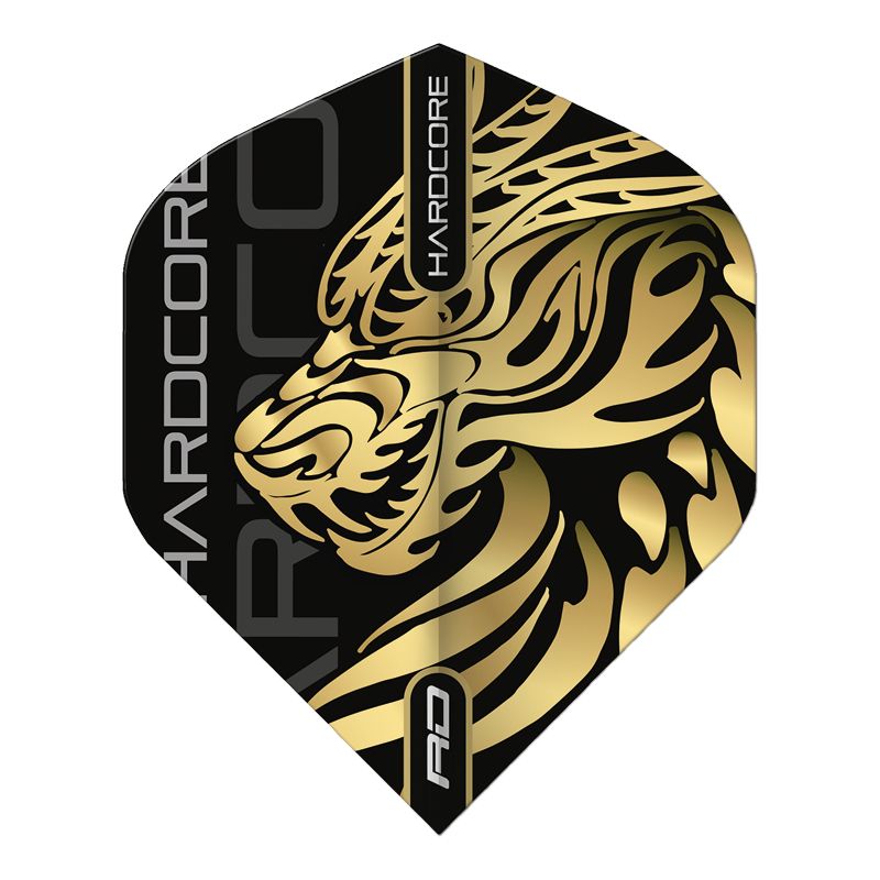 RED DRAGON - Hardcore Johnny Clayton Gold Dragon Dart Flights