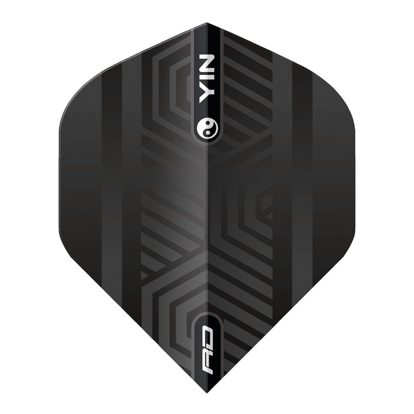 RED DRAGON - Red and Black Yin Yang Dart Flights - Standard Shape