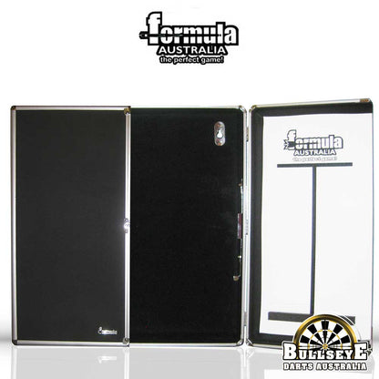 Formula Aluminium Dartboard Cabinet with Whiteboards