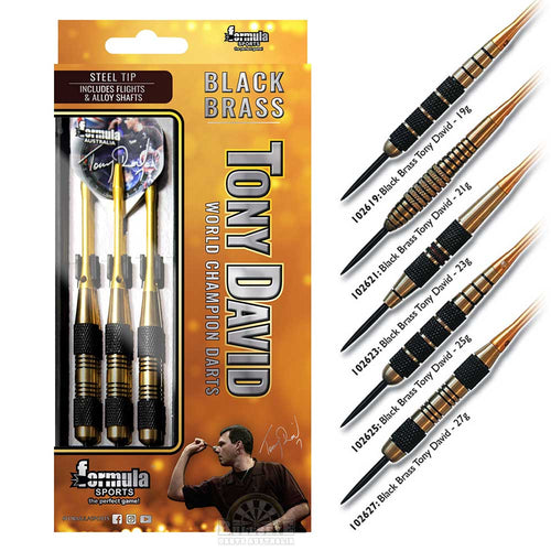 FORMULA - Tony David Black Brass Darts 21g