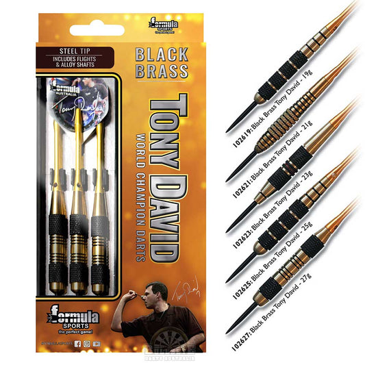 FORMULA - Tony David Black Brass Darts 21g