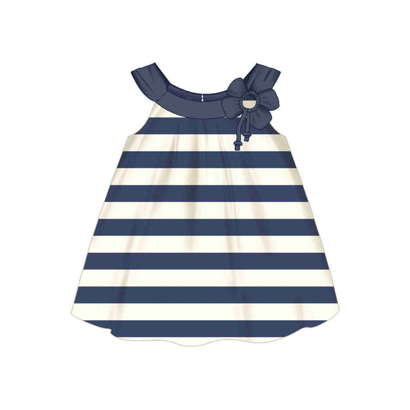 Blue & White Stripe Dress - Select Size