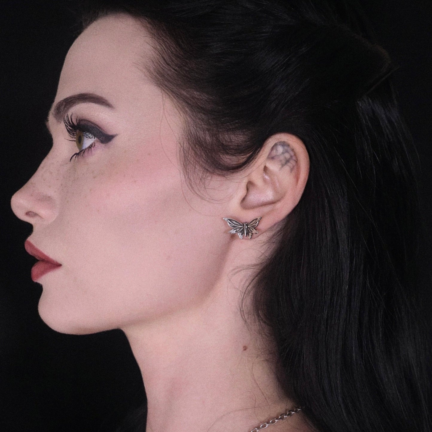 ETERNAL MOTH EAR STUDS