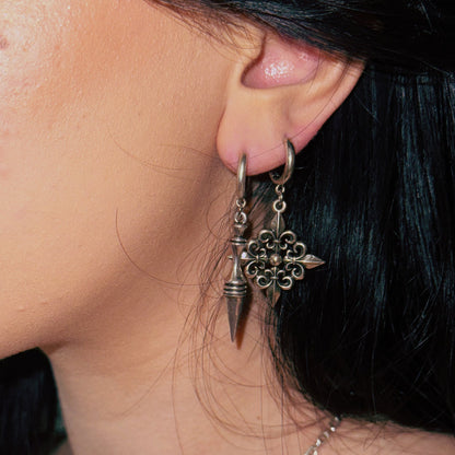 FLEUR-DE-LIS ELEGANCE EARRINGS
