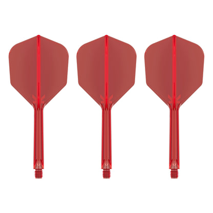 TARGET - K-FLEX All-In-One Moulded Flights NO6 Size - RED