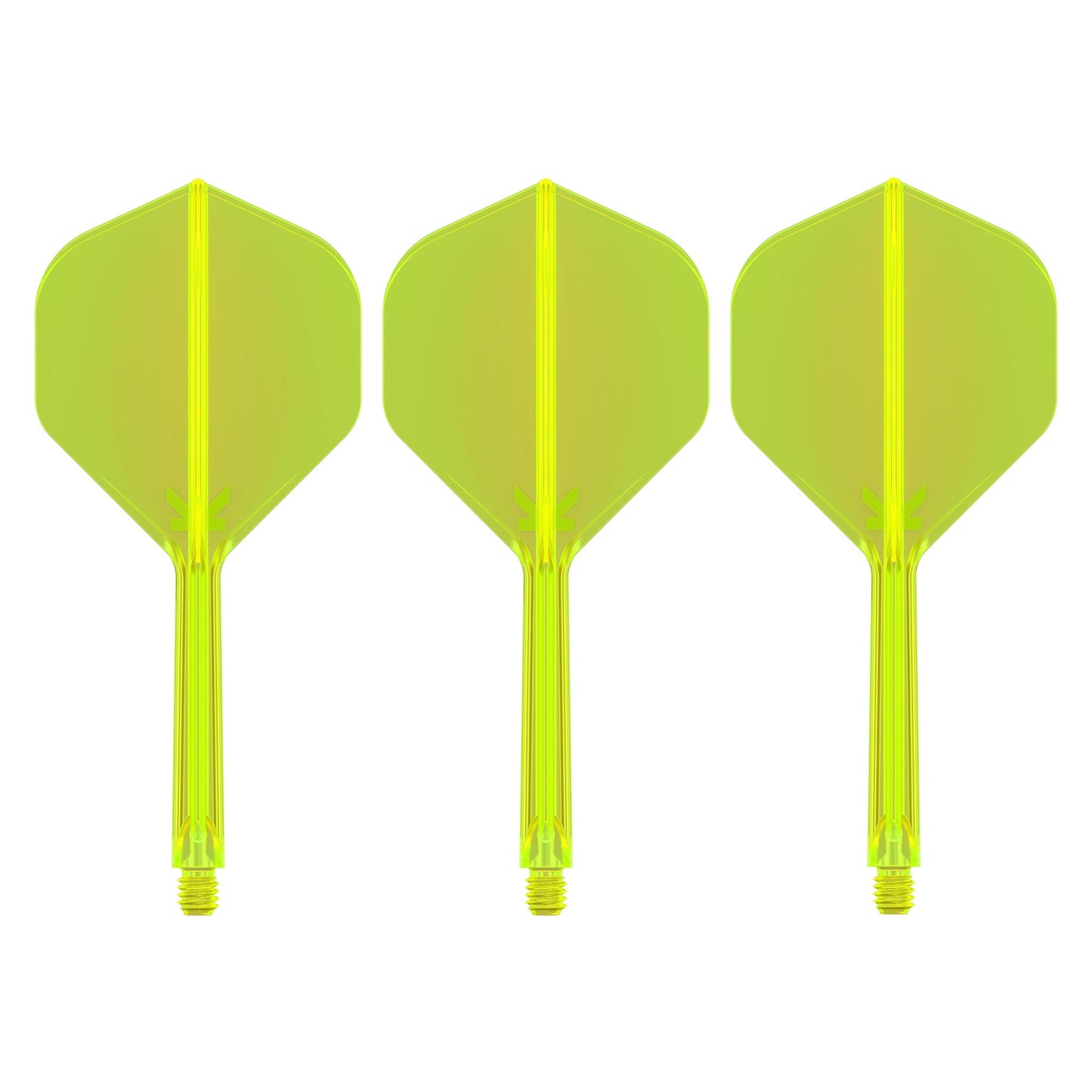 TARGET - K-FLEX All-In-One Moulded Flights NO2 Size - Neon Yellow