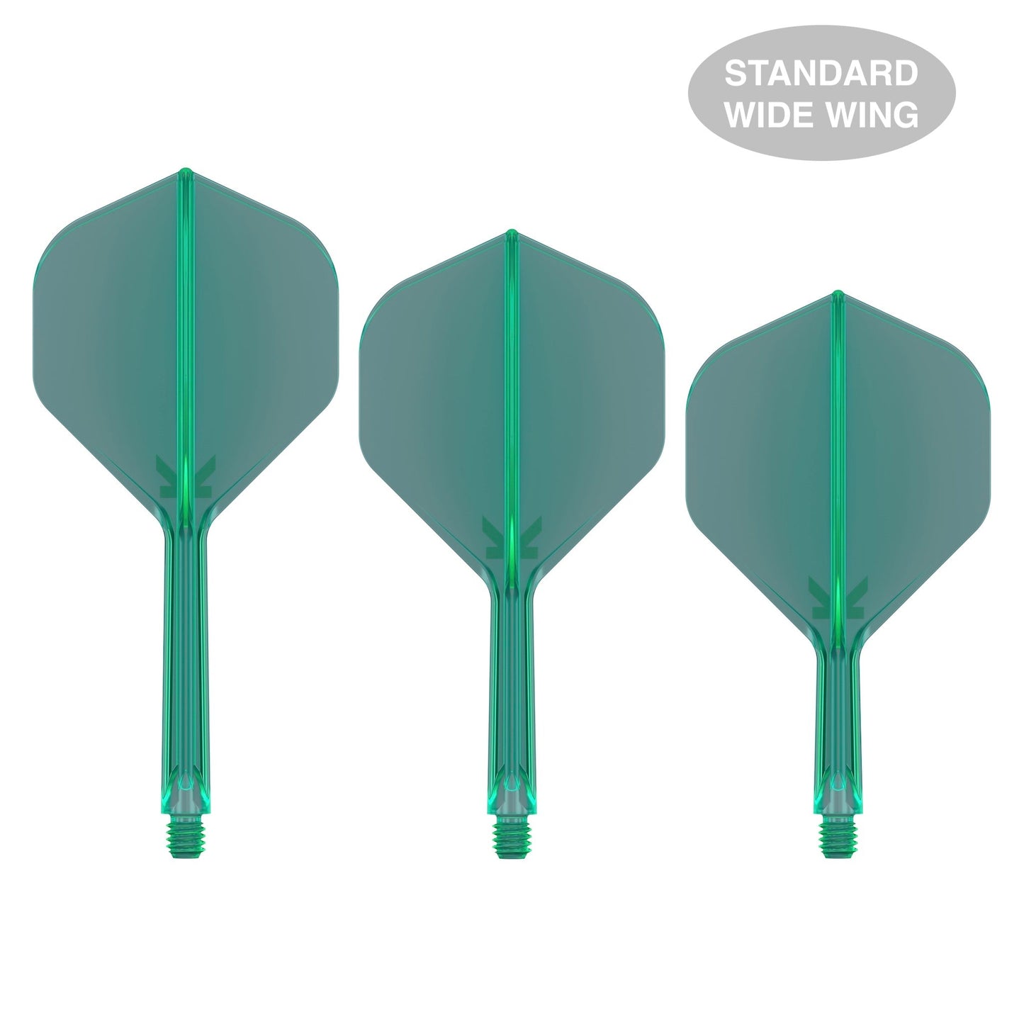 TARGET - K-FLEX All-In-One Moulded Flights NO2 Size - GREEN