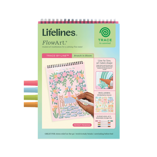 FlowArtÂ® - Trace-by-Line, Brunch in Bloom