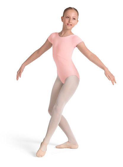 Girls Plain Twist Back Leotard - Select Color - Select Size
