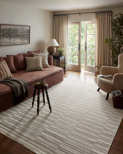 Amber Lewis x Loloi Malibu Ivory / Dove Rug No. 03
