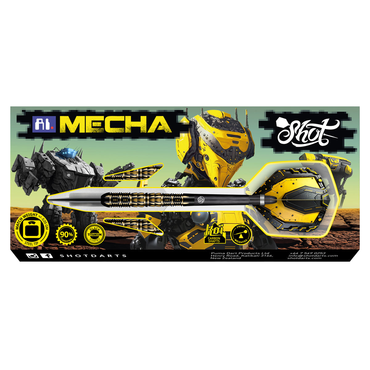 SHOT - AI MECHA Dart Set - 90% Tungsten - 25g