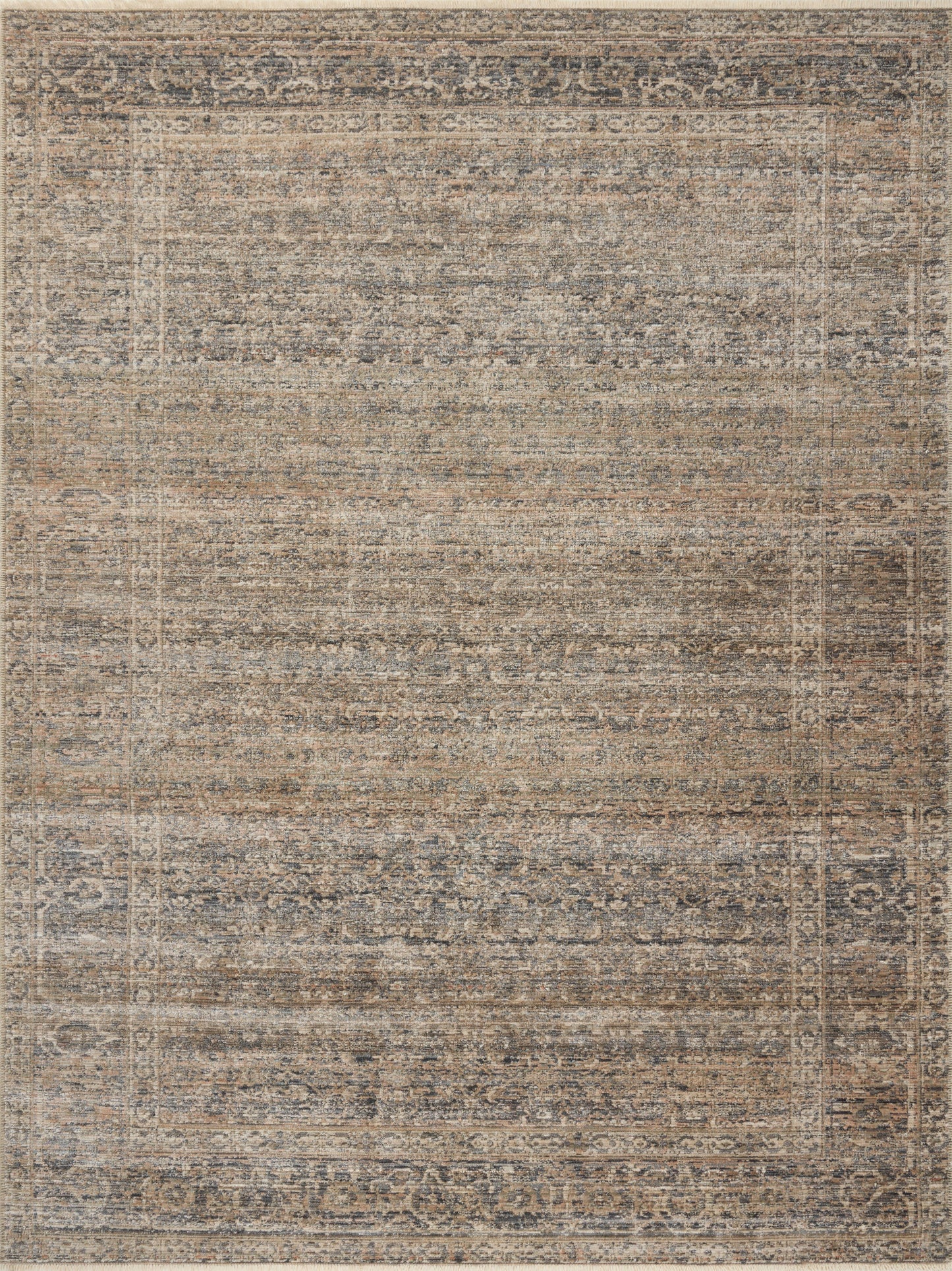Amber Lewis x Loloi Molly Navy / Blush Rug