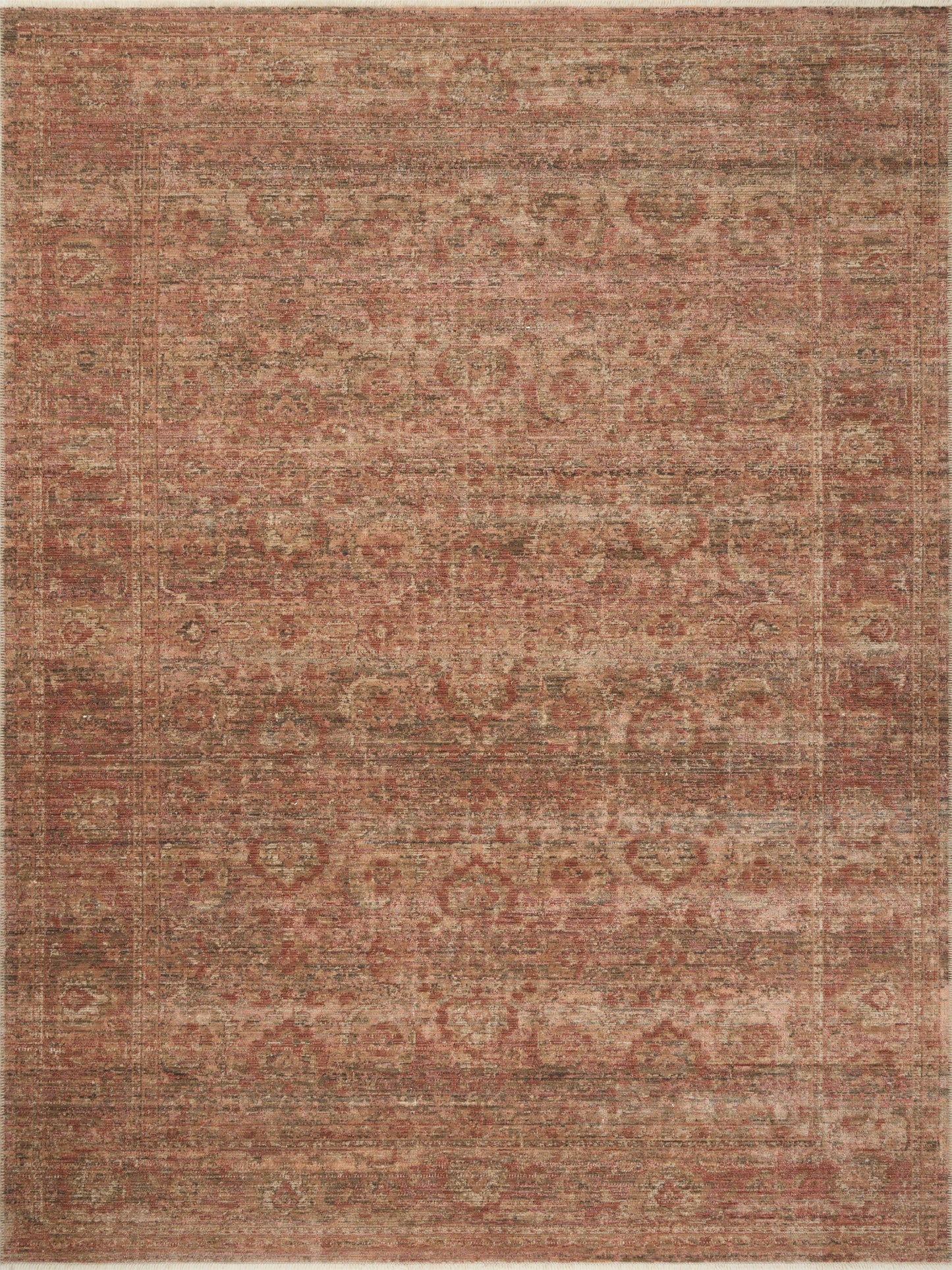 Amber Lewis x Loloi Molly Brick / Bark Rug