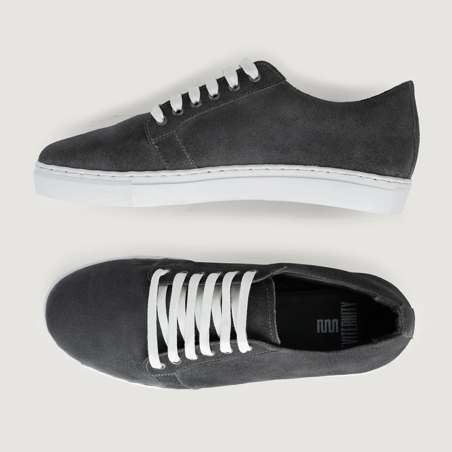 Murphy Low Top Grey Suede Leather Sneakers