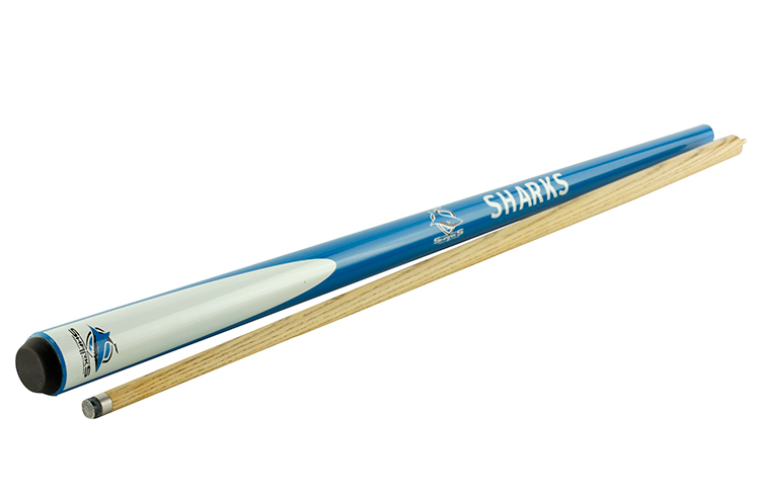 NRL 2pce 57" Ash Cue - Cronulla Sharks