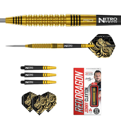 RED DRAGON - Jonny Clayton Gold Darts - 90% Tungsten - 24g