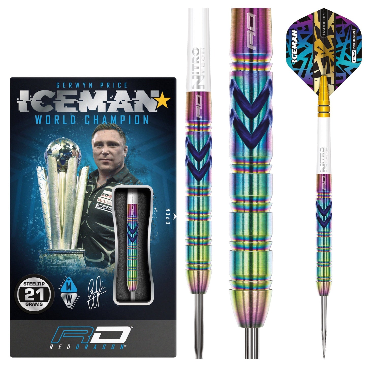 RED DRAGON - Gerwyn Price Ionic - 90% Tungsten - 21g