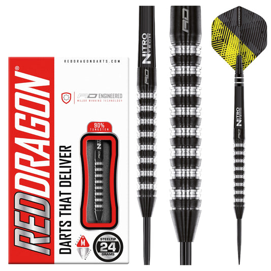 RED DRAGON - Razor Edge Elite Darts - 90% Tungsten - 24g