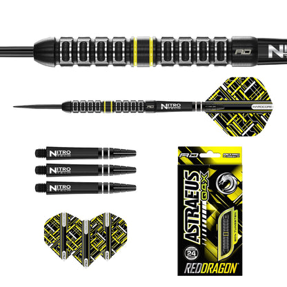 RED DRAGON - Astraeus Q4X Parallel Darts - 90% Tungsten - 24g