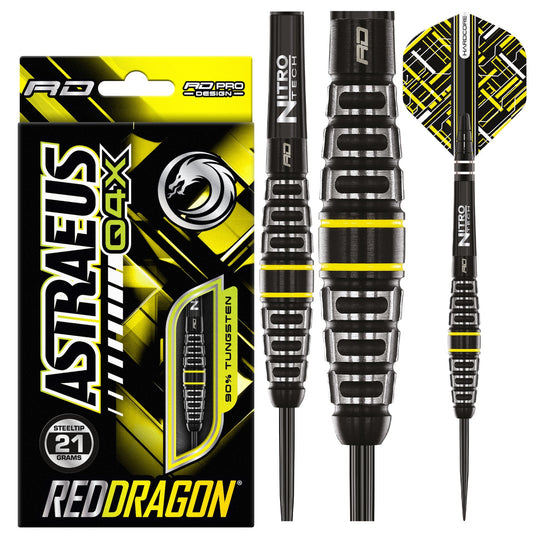 RED DRAGON - Astraeus Q4X Torpedo Darts - 90% Tungsten - 21g