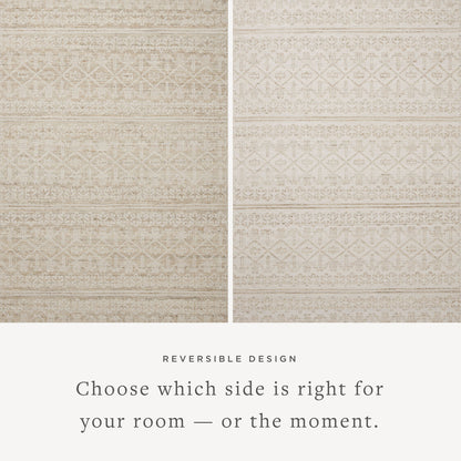 Angela Rose x Loloi Rivers Sand / Ivory Rug