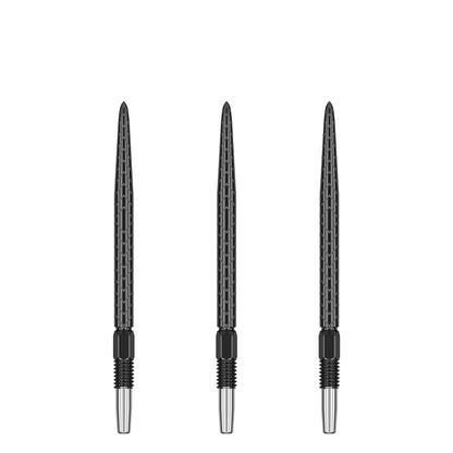 TARGET - RVE Swiss Black Dart Points 26mm, 30mm, 35mm, 40mm