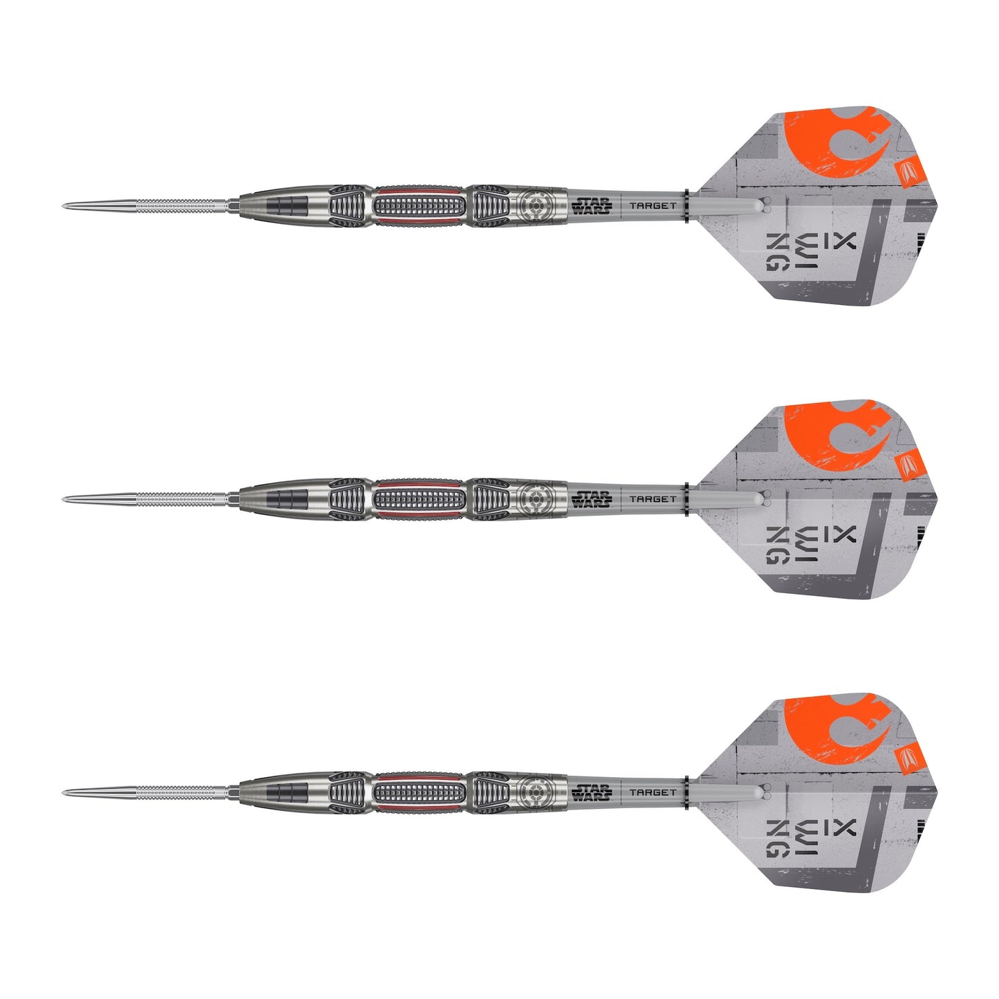 TARGET x STAR WARS - 24g - X WING - Steel Tip Swiss Point - 90% Tungsten Darts
