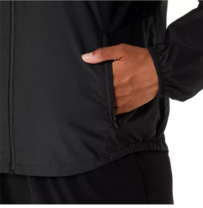 2027 ASICS Los Angeles Marathon-ASICS Women's Silver Jacket Black (2012D148) (LA27-08)