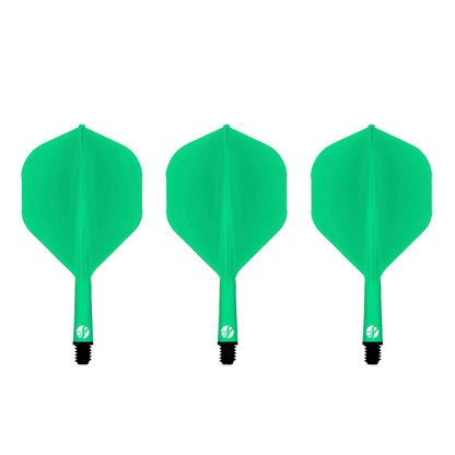 SHOT - FLIGHT DECK - ONE PIECE Dart and Flight System - GREEN