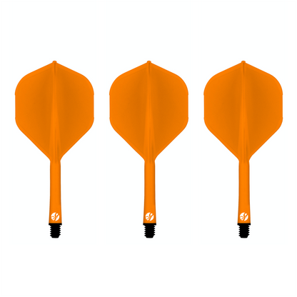 SHOT - FLIGHT DECK - ONE PIECE Dart and Flight System - ORANGE