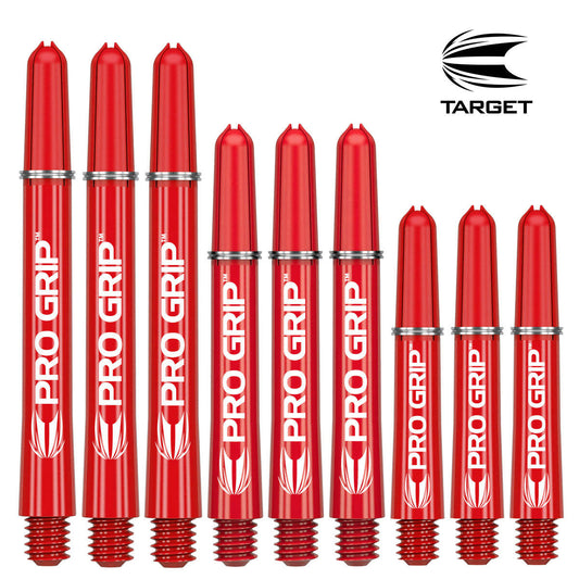 Target Pro Grip Ring Lock Shafts - Red