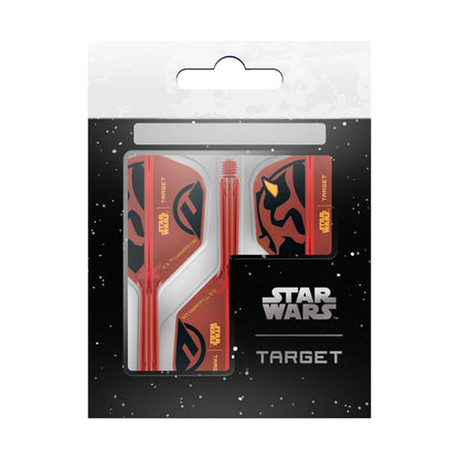 x STAR WARS - K-FLEX NO6 Shape - Darth Maul - All-In-One Moulded Flights