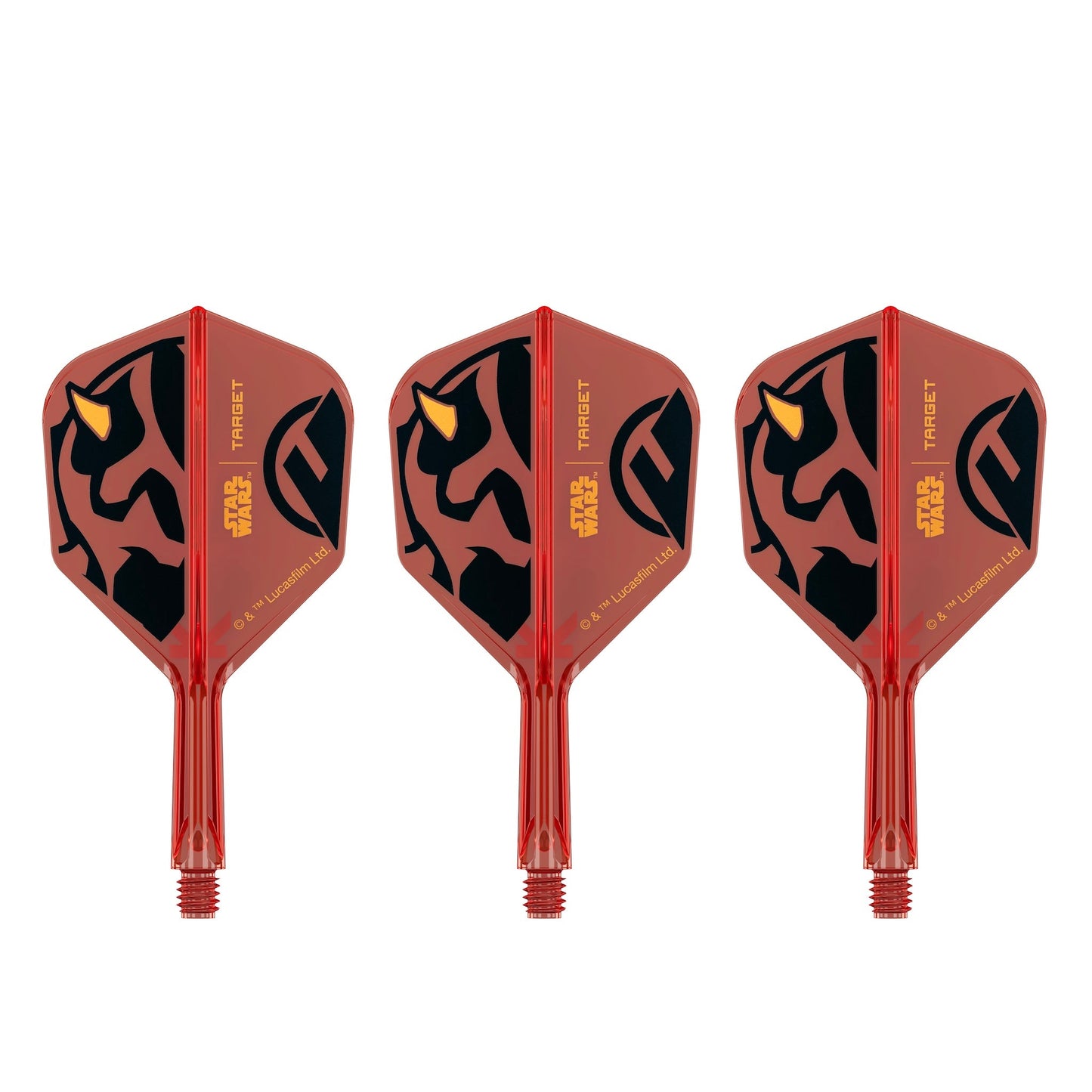 x STAR WARS - K-FLEX NO6 Shape - Darth Maul - All-In-One Moulded Flights