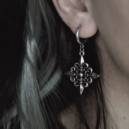 FLEUR-DE-LIS ELEGANCE EARRINGS