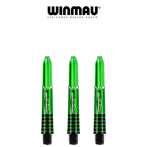 WINMAU Prism Force - Ring Lock Dart Shafts - SHORT GREEN