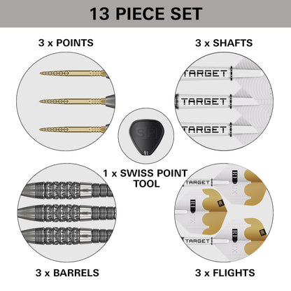 TARGET - 24g - Redux SP 03 - Steel Tip Swiss Point - 90% Tungsten Darts