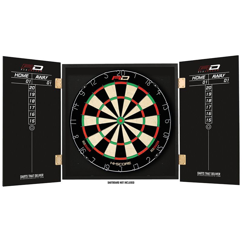 RED DRAGON - Gerwyn Price "ICEMAN" Deluxe Dartboard Cabinet