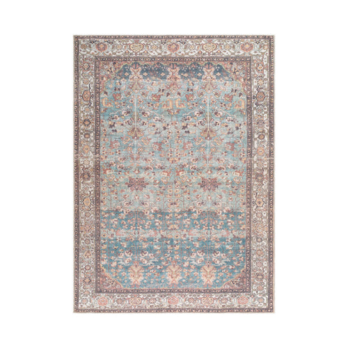 Aria Ocean / Clay Washable Rug