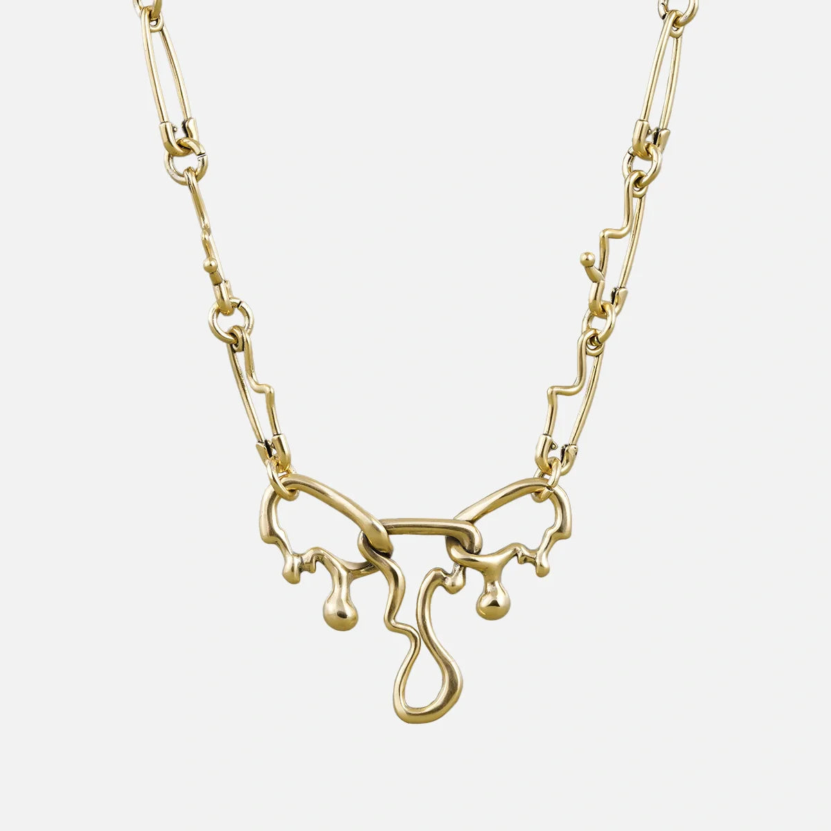 FLUID PIN NECKLACE