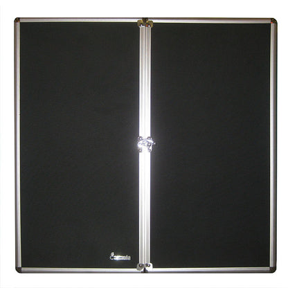 Formula Aluminium Dartboard Cabinet with Whiteboards