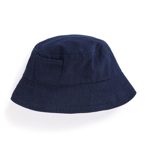 Boysâ Twill Bucket Hat - Navy - Select Size