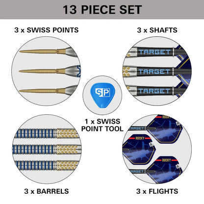 TARGET - 25g - JOSH ROCK G1 Swiss Point Darts - 90% Tungsten