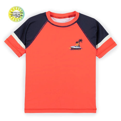 Coral Summer SS Rashguard Tee - Select Size