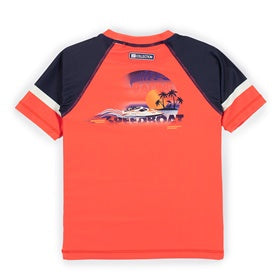 Coral Summer SS Rashguard Tee - Select Size