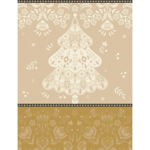Le Jacquard Francais Tea Towel - Féerie - Pain d'Epice (Yellow)