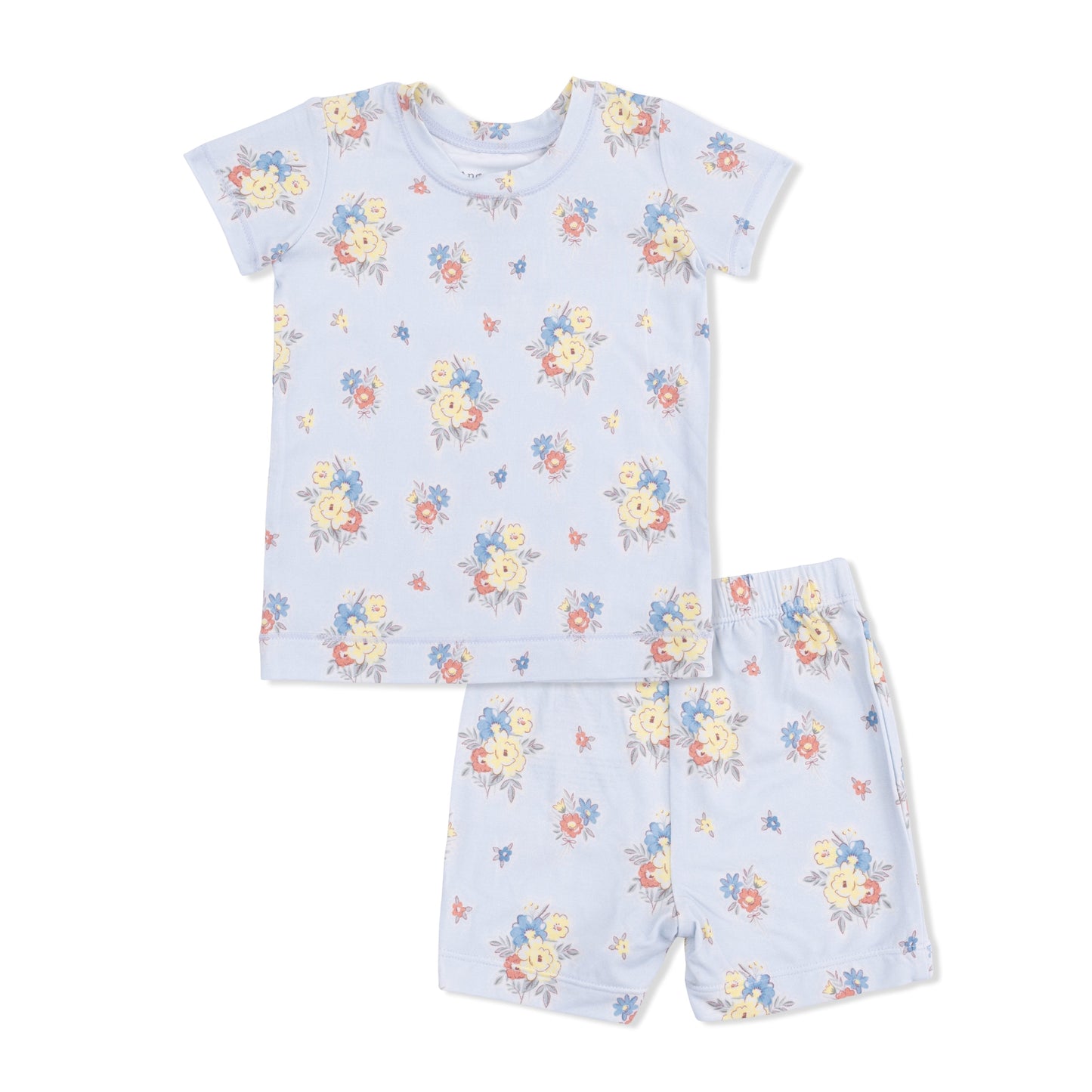 Country Stitch Floral Loungewear Short Set