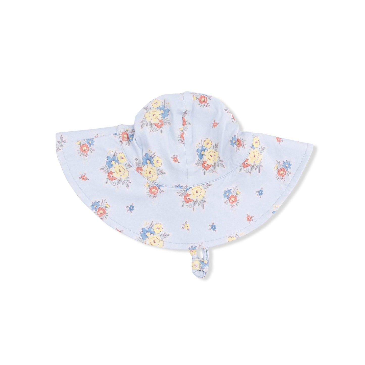 Country Stitch Floral Wide Brim Sun Hat